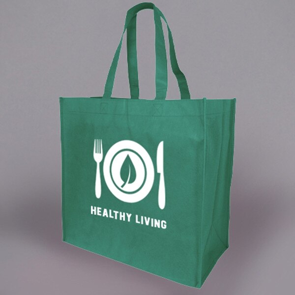 PRINTED Nylon Grocery Bag. 16 x 16